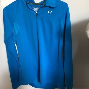 Blue under armour zip up